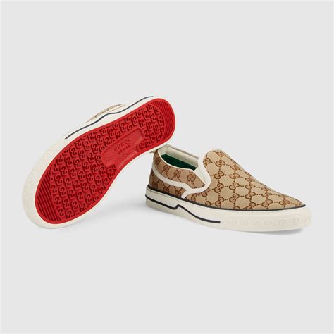 gucci snake slip on|Men's Gucci Tennis 1977 slip.